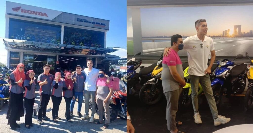 Aisar Khaled bantu penghantar makanan selepas motosikal disita JPJ