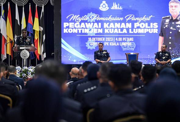 44 pegawai polis KL dinaikkan pangkat DSP, ASP