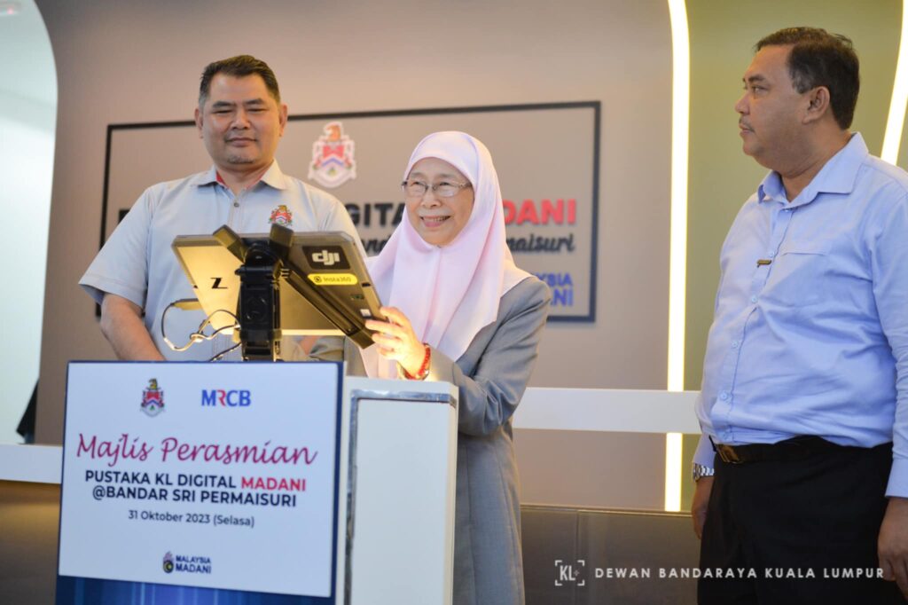 Perpustakaan digital pertama di Malaysia –  Pustaka KL Digital Madani @ Bandar Sri Permaisuri