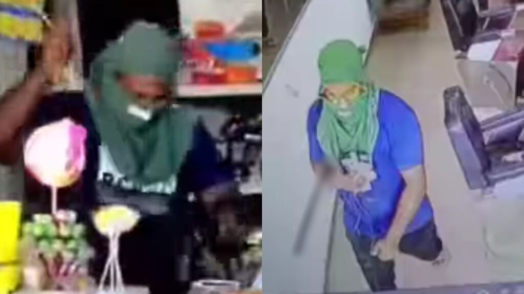 Lelaki bertopeng samun kedai gunakan parang sebagai senjata di Rawang