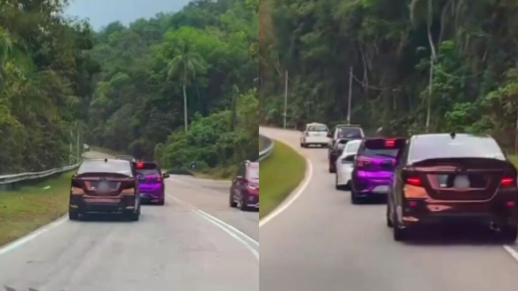 Konon buat gaya ‘fast & furious’, netizen bengang pemandu bahayakan nyawa pengguna jalan raya lain